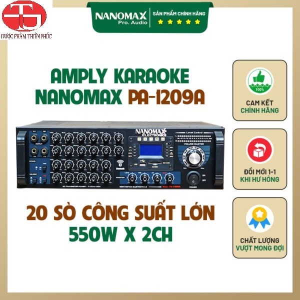 [HCM] AMPLY NANOMAX PA-1209A - Hàng Chính Hãng - Bảo Ngân audio5