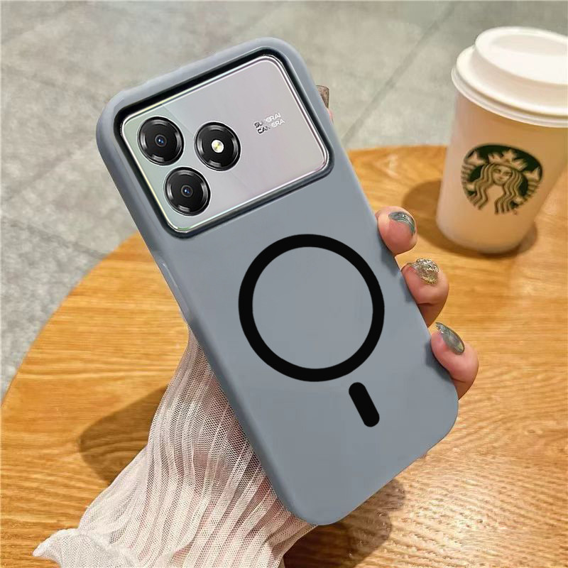 Có Nhãn Dán Từ Tính Cho ZTE Nubia A76 4G / A76 NFC Cứng Cho Nubia A36 / A56 Pro Vỏ Mờ