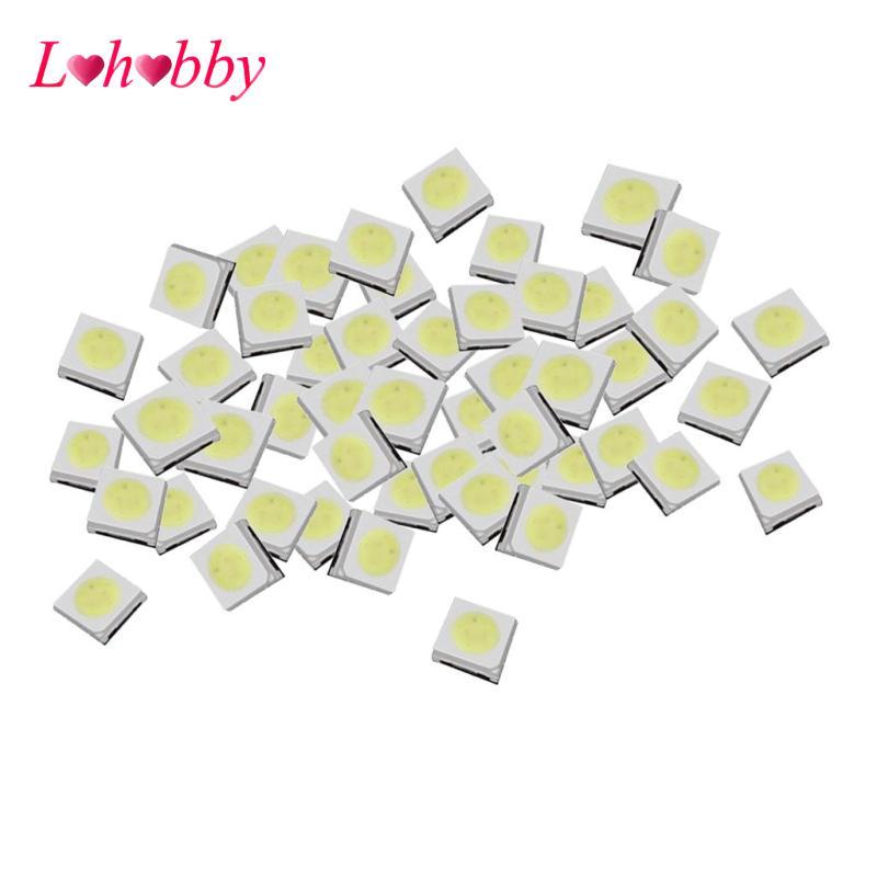 Bộ 50 1 Watt LED SMD COB Công Suất Cao Đèn Trắng Lạnh Diode Chip 3535