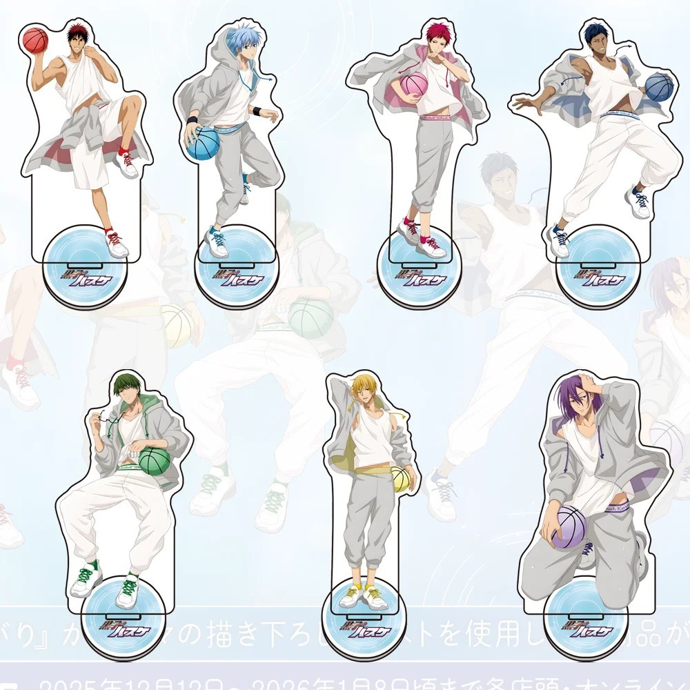 Mô Hình Standee Anime Kurokos Basketball Tuyển Thủ Vô Tính Mica Kuroko Kagami Akashi Aomine Trang Tr