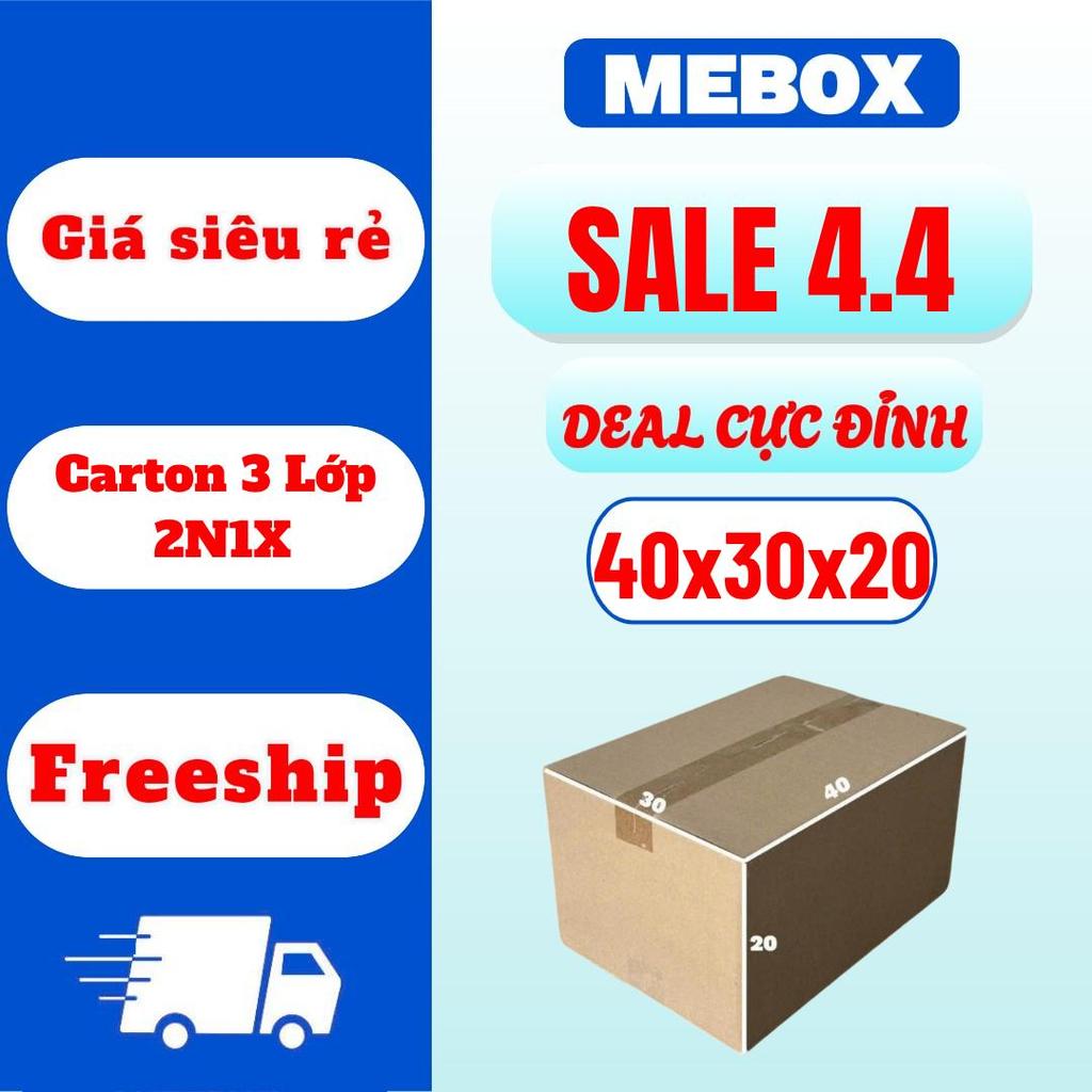 40x30x20 hộp carton gói hàng bộ 50