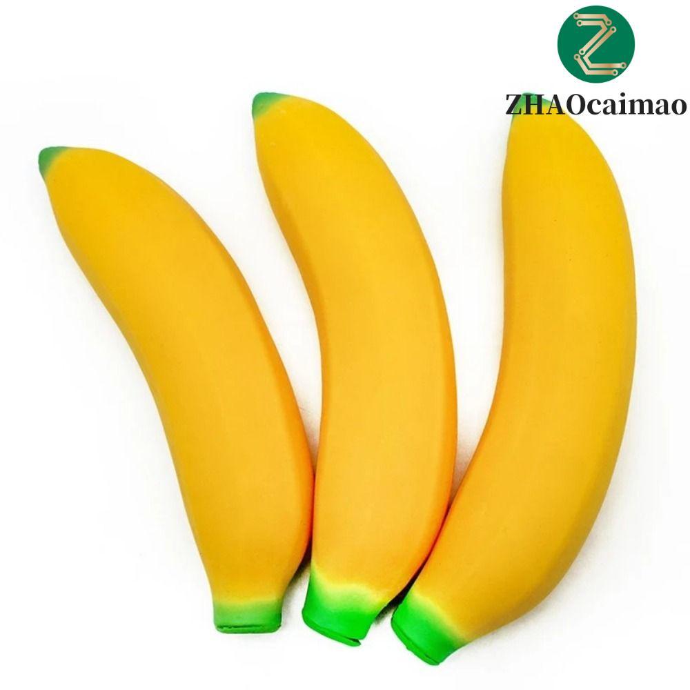 ZHAOcaimao ZHAOCAIMAO Chuối Bóp Đồ Chơi, Chuối Co Giãn Chuối Chậm Phục Hồi Đồ Chơi, Âm Nhạc Pinch Bi