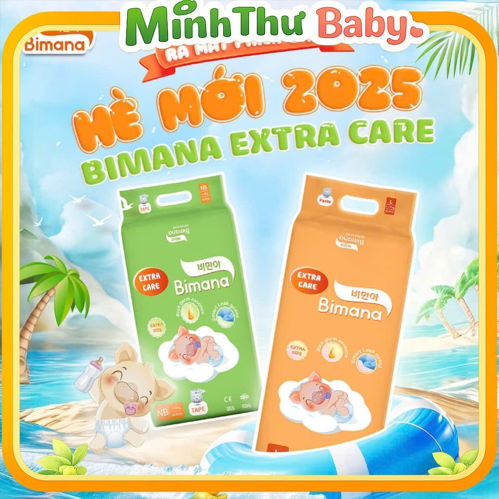 Tã/Bỉm Dán/Quần BIMANA EXTRA CARE Thấm Hút Tốt, Đủ Size Thấm hút tốt