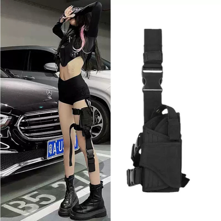 Túi đeo đùi đa năng thời trang du lịch dã ngoại, Đai chân đa năng cho Airsoft, túi ankle holster Tac