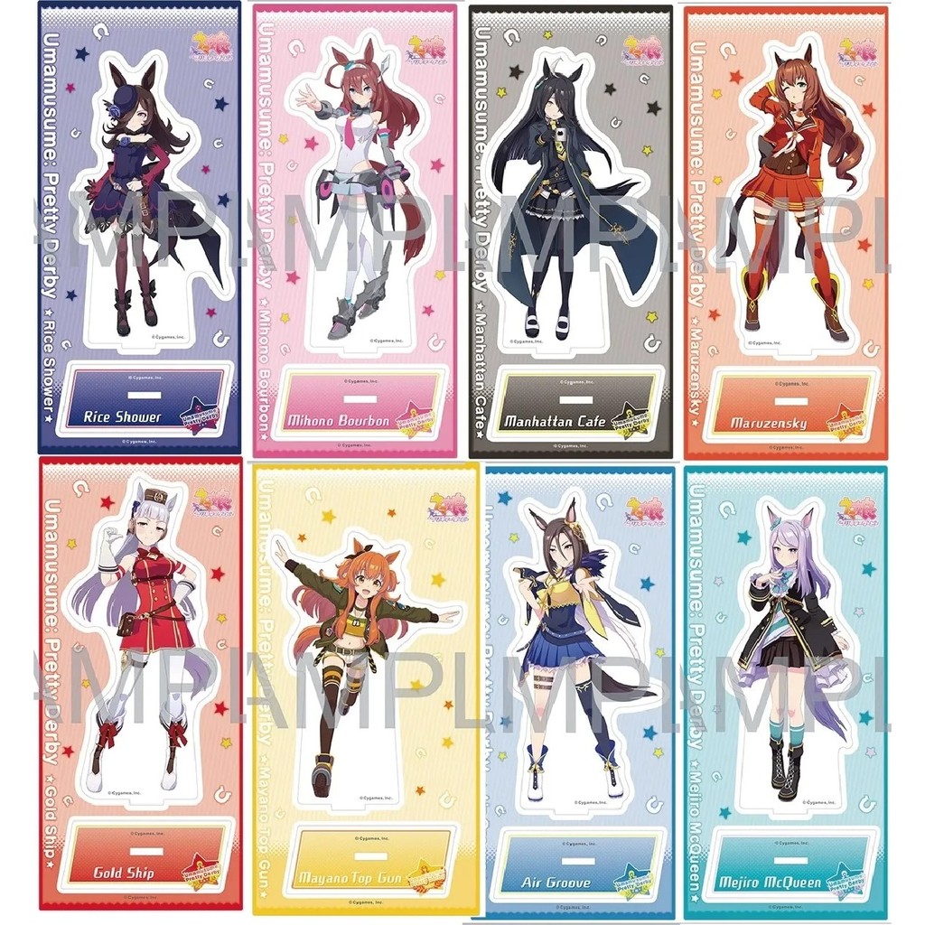 Mô hình Standee anime Umamusume Pretty Derby Gold Ship Rice Shower Mejiro McQueen Manhattan Cafe mic