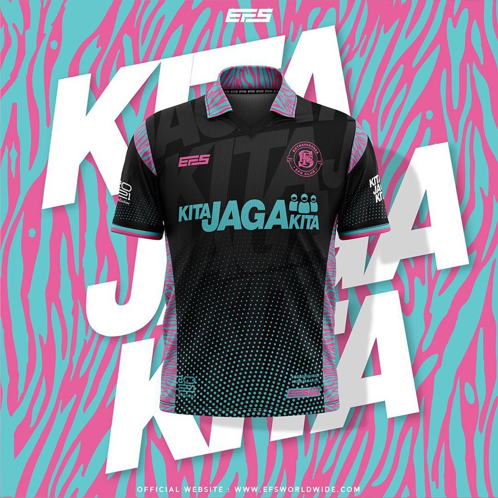 Áo thun đen Efs Kita Jaga Kita 2.0