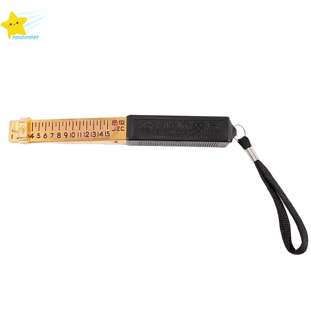 POLOSPORT Feeler Gauge Engineering 1-15mm Công cụ đo Cursor Đồng Hình nêm