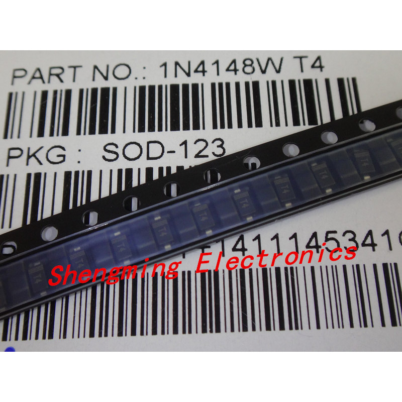 3000 chiếc 1206 1N4148W T4 1N4148 IN4148 SOD-123 Điốt chuyển mạch