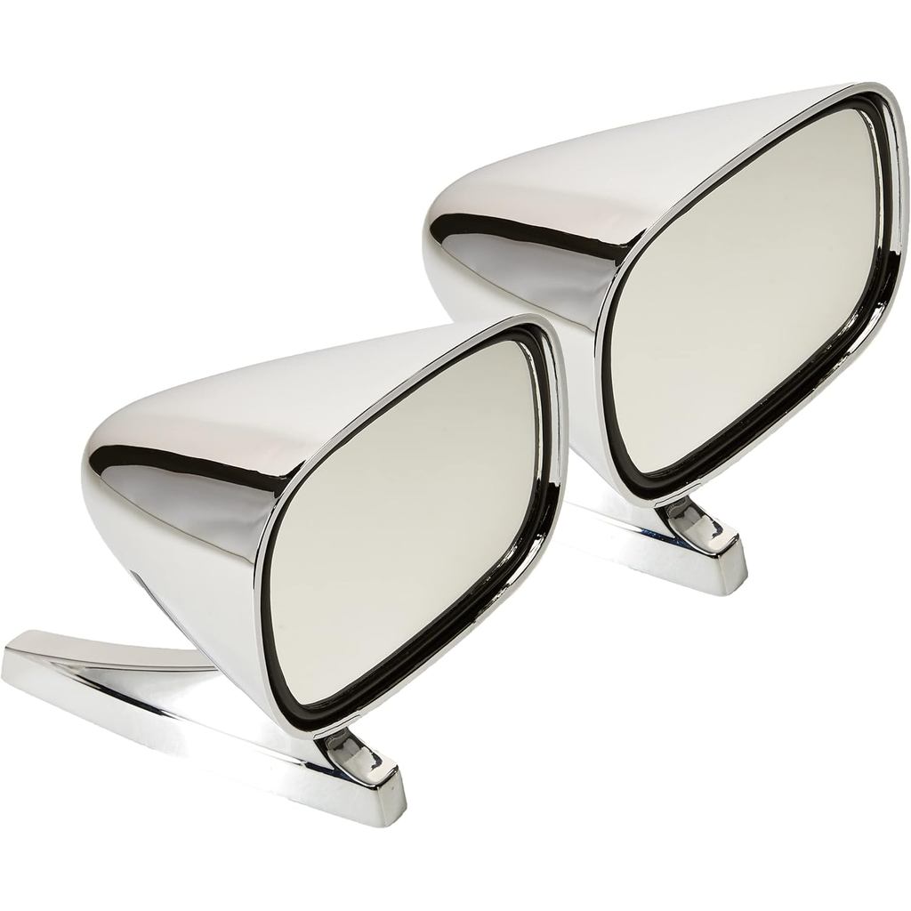 Fit System 5 7 / 8 "X 3 7 / 8" Dual Sport Chrome Universal Car Mirror Mỗi 1600