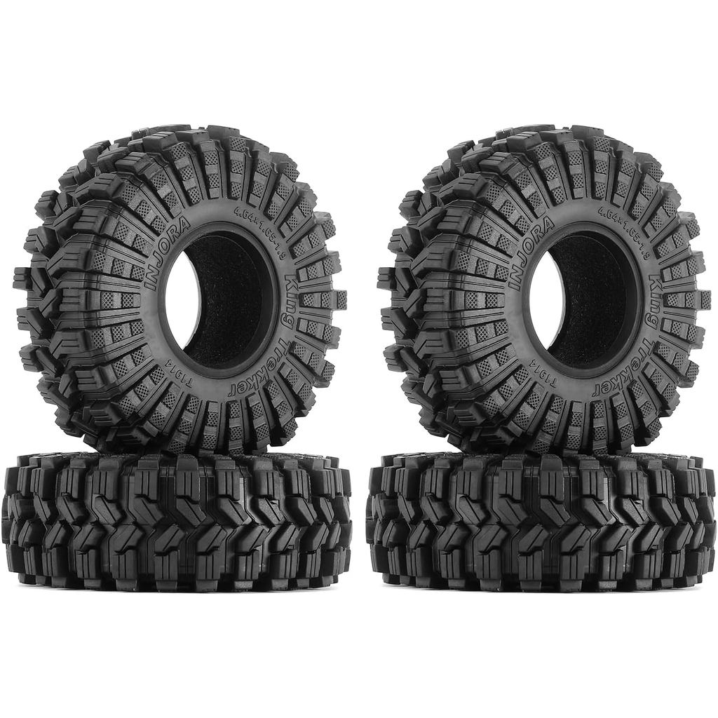INJORA King Trekker 1.9 "S5 Lốp địa hình để nâng cấp bánh xích RC 1 / 10 (118 * 42mm)