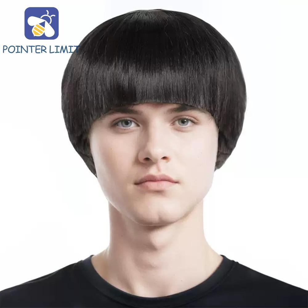 POTER LIMIT Bát Ngắn Tóc Giả Anime, Tự Nhiên Thoáng Khí, Phù Hợp Cosplay và Retro Style cho Nam