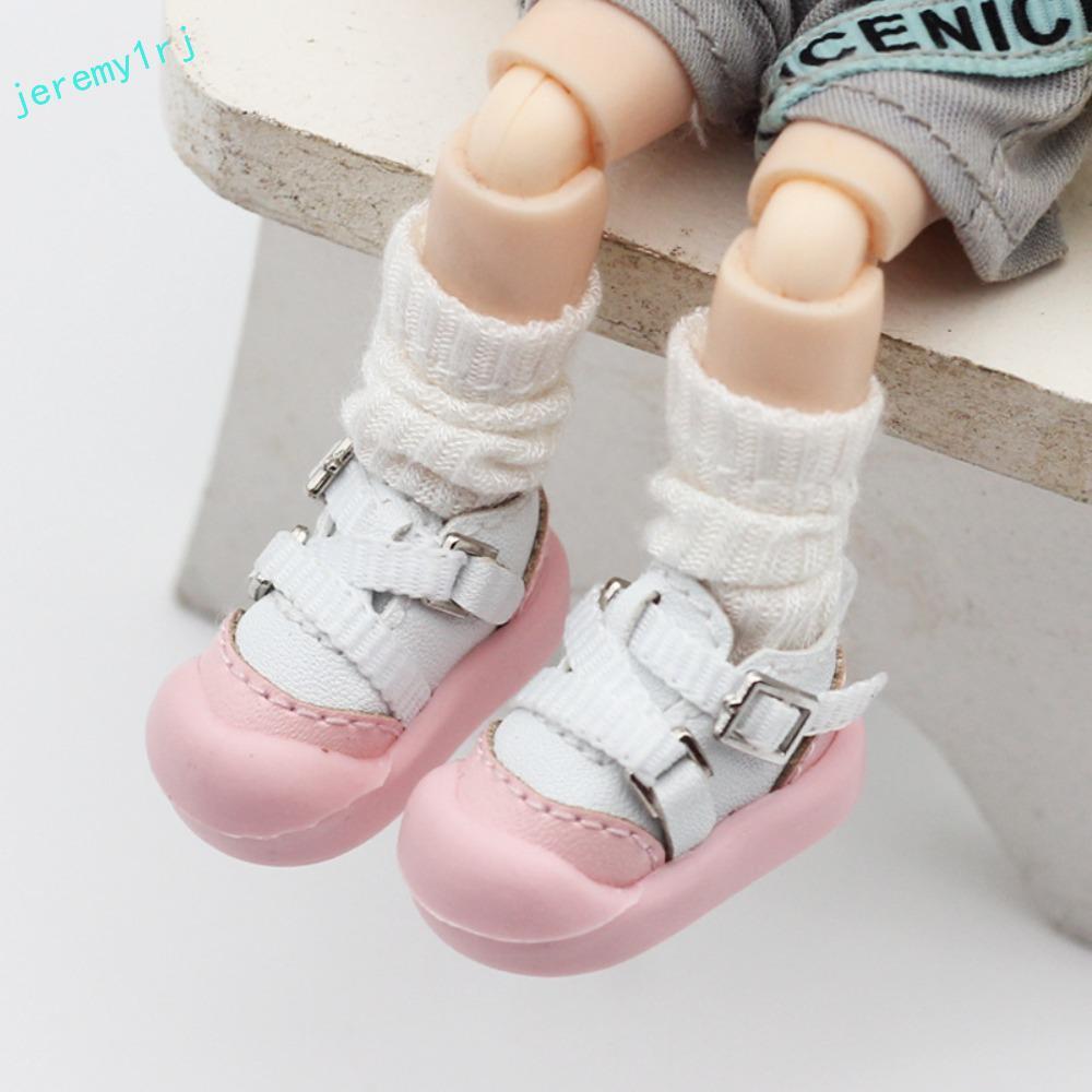 JEREMY1RJ 1 / 12 Búp Bê Giày Búp Bê, Búp Bê Mềm OB11 Giày Keo Mềm, Thời Trang MJD Nhỏ BJD BJD Giày B