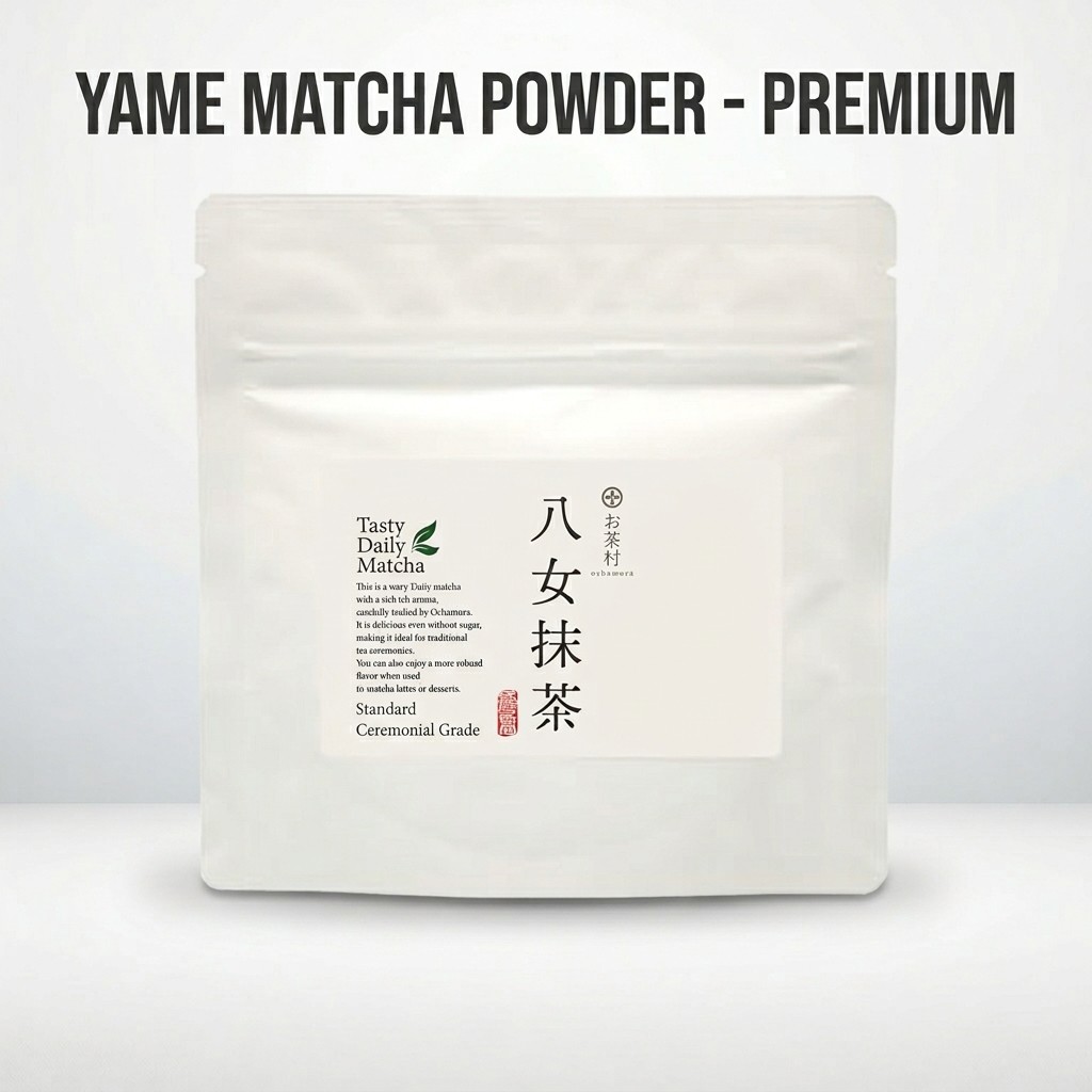 Yame Matcha Powder - Premium Japanese Green Tea by Ochamura (40g)