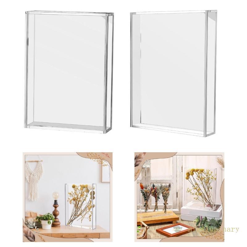IVY Shadows Box Frame Clear Photo Frame Pet Memorial Shadows Box Display Case