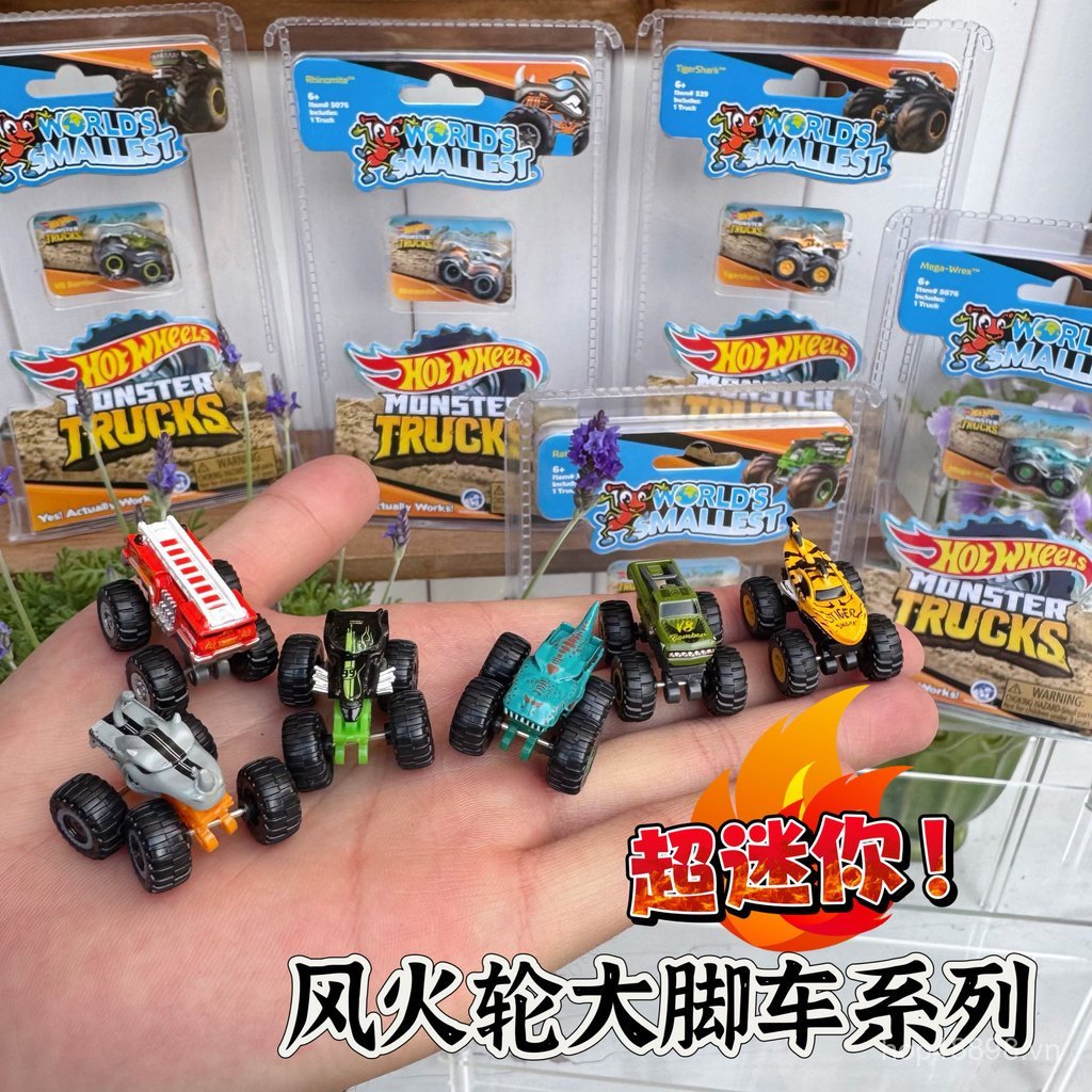 Xuất khẩu sang Châu Âu Mỹ Siêu Mini Hot Wheels Chân Lớn Hợp Kim Xe Mô Hình Mini Hot Wheels Bay Hổ V8