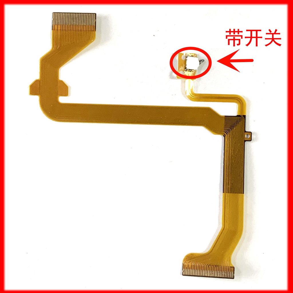 Panasonic GS25 GS28 GS35 GS38 GS19 GS21 LCD Cáp phẳng Màn hình máy ảnh Cáp phẳng có công tắc