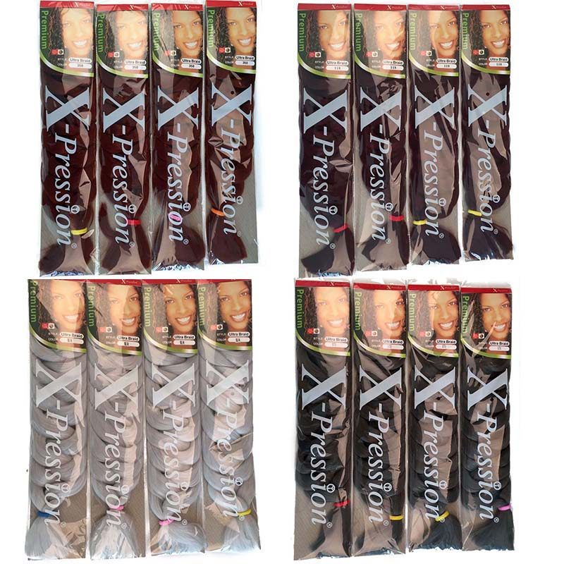 tóc giả thắt bím Châu Phi Bẩn bím tóc lớn tóc giả x-pression Jumbo braids tóc extensions