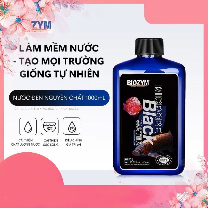 Biozym Black Water - Nước đen tạo môi trường tự nhiên cho cá dĩa, cá rồng, cá lóc cảnh .namaquatic