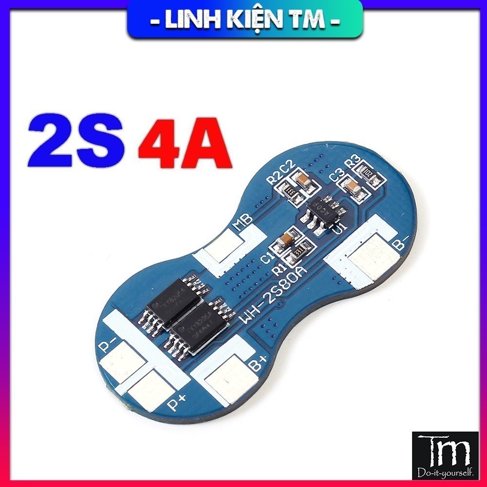 005 Mạch Bảo Vệ Cân Bằng Pin 2S 7.4V 4A
