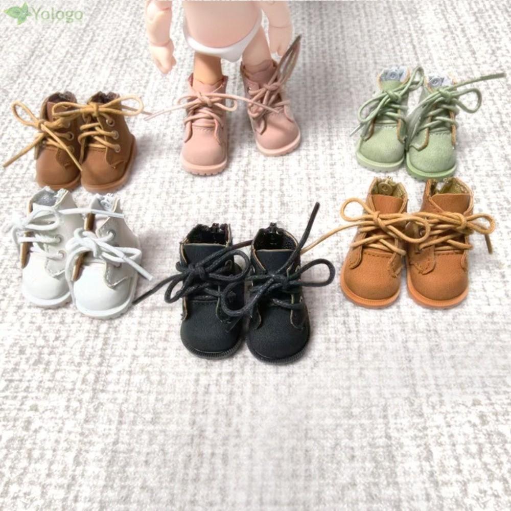 Giày Búp Bê YOLOGO, Giày Bốt BJD 5 * 2.9 * 3.8cm, Giày Bốt Handmade Phụ Kiện Búp Bê Thiết Kế Có Thể 