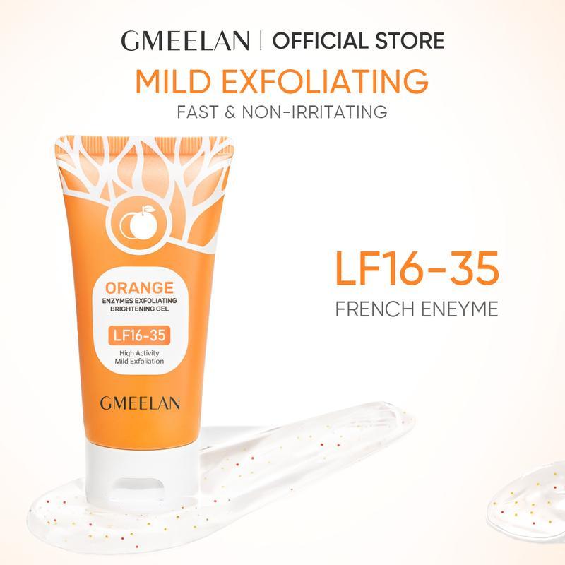 GMEELAN Orange Enzyme Gel tẩy tế bào chết 50G LF16-35 Enzyme Pháp Tẩy tế bào chết nhẹ Nhanh không gâ