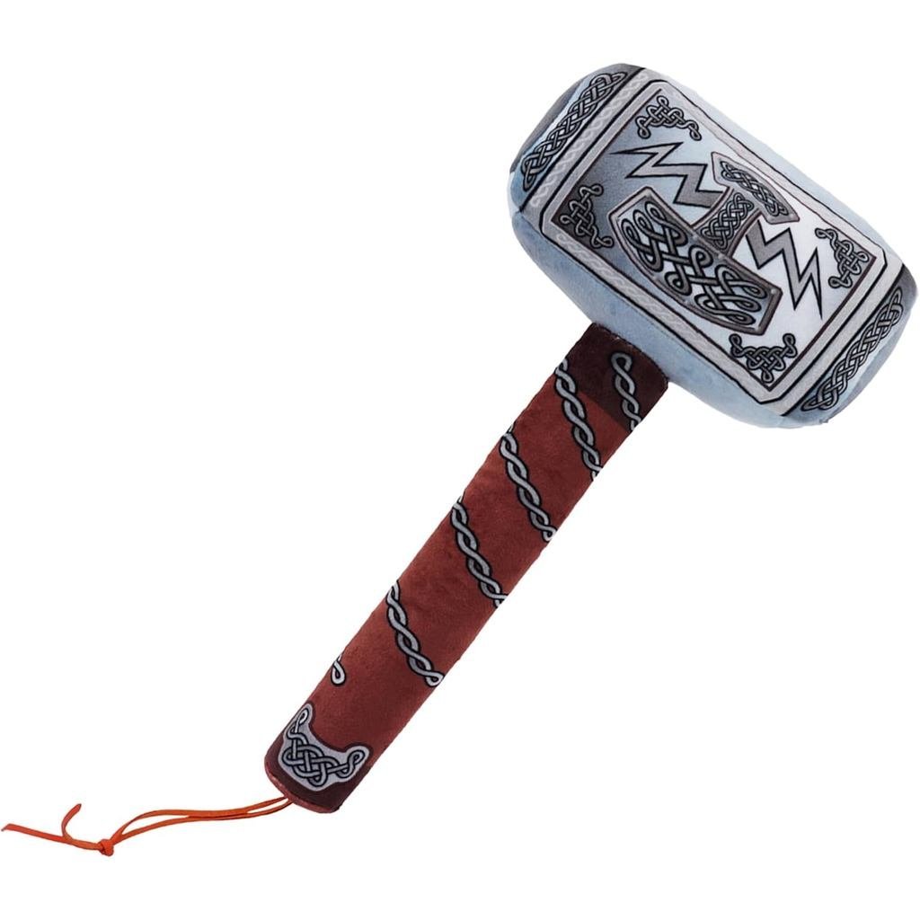 June Garden Little Vikings Soft Plush Hammer – Giả vờ chơi Viking cho trẻ em – Đồ chơi lấy cảm hứng 