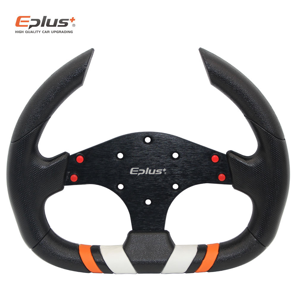EPLUS Kiểu Dáng Ô Tô Thể Thao Vô Lăng Đua Loại PU Đa Năng 13 Inch310MM Nhôm Retrofit Sửa Đổi Kart
