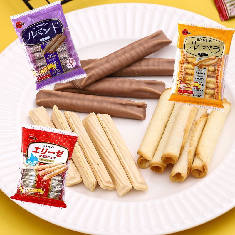 Bourbon Bourbon Bourbon Chocolate Cocoa Melaleuca Bánh quy giòn Cuộn trứng Trẻ em Đồ ăn nhẹ nhập khẩ