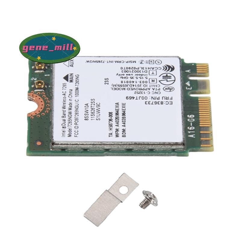 1 Cái AC7265 7265NGW Thẻ WiFi FRU00JT469 802.11AC NGFF BT4.0 Phụ tùng thay thế cho dòng E550 E455 E5
