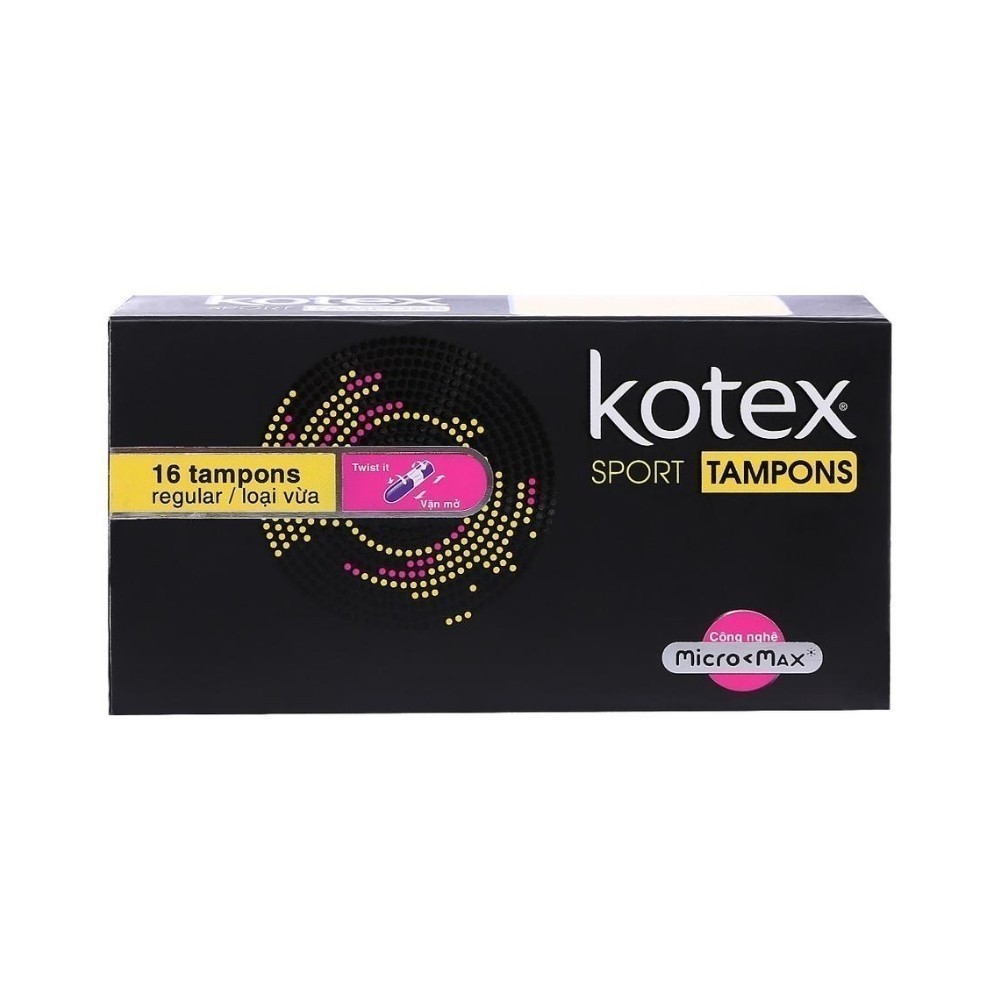 Băng Vệ Sinh Sport Tampon Kotex 16 Miếng
