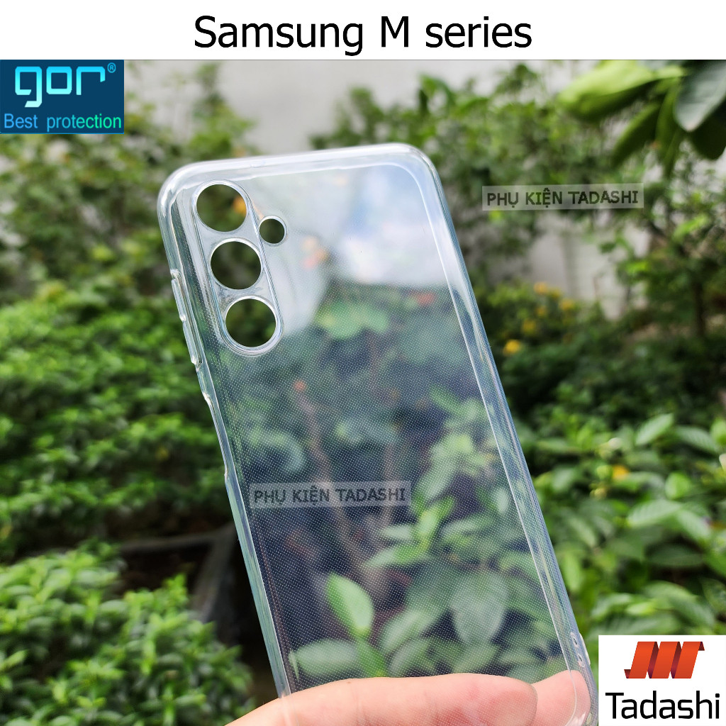 Ốp Lưng Dẻo Gor Samsung M14 5G, Samsung M34 5G Trong Suốt Bảo Vệ Camera - Hãng Gor