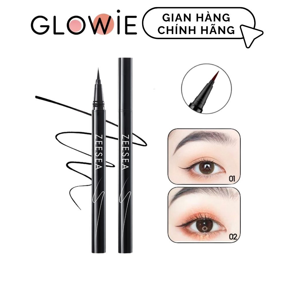 Bút Kẻ Mắt Nước Zeesea Black Lasting Eyeliner 0.5g Siêu Mảnh, Chống Thấm Nước, Lâu Trôi
