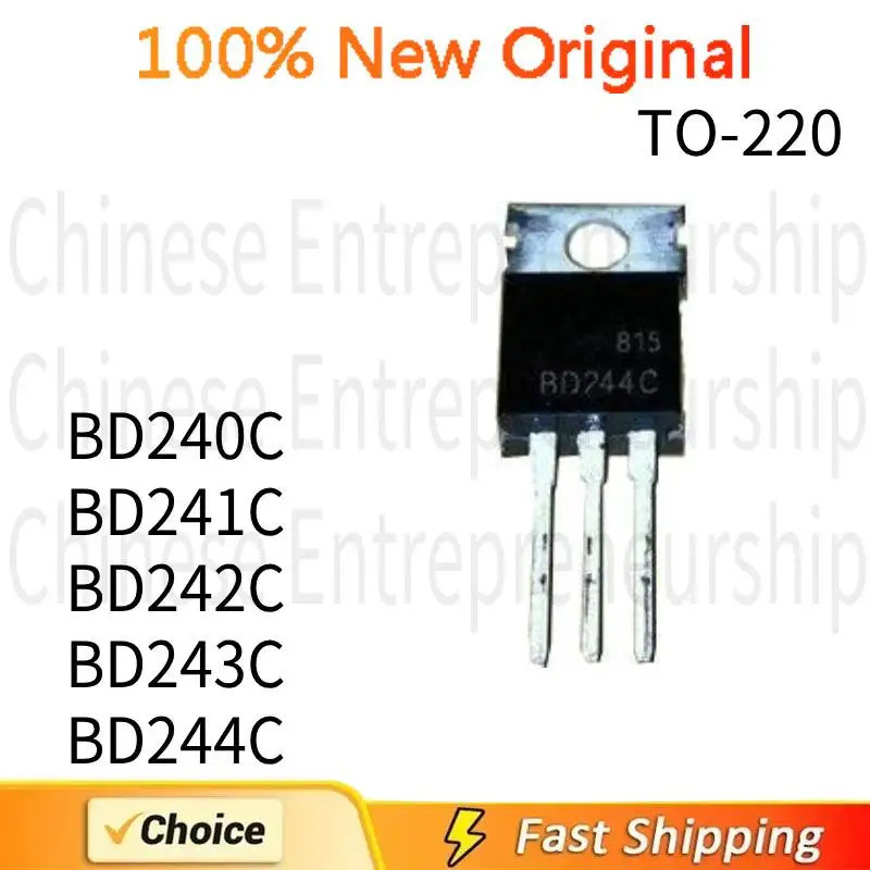 5 CÁI BD240C BD241C BD242C BD243C BD244C TO-220 MOSFET điện bóng bán dẫn 100% Chất lượng / Giao hàng