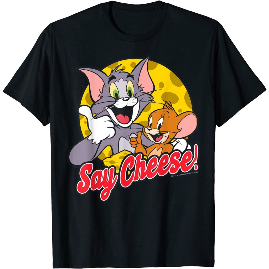 Áo thun người lớn Tom And Jerry Say Cheese Portrait