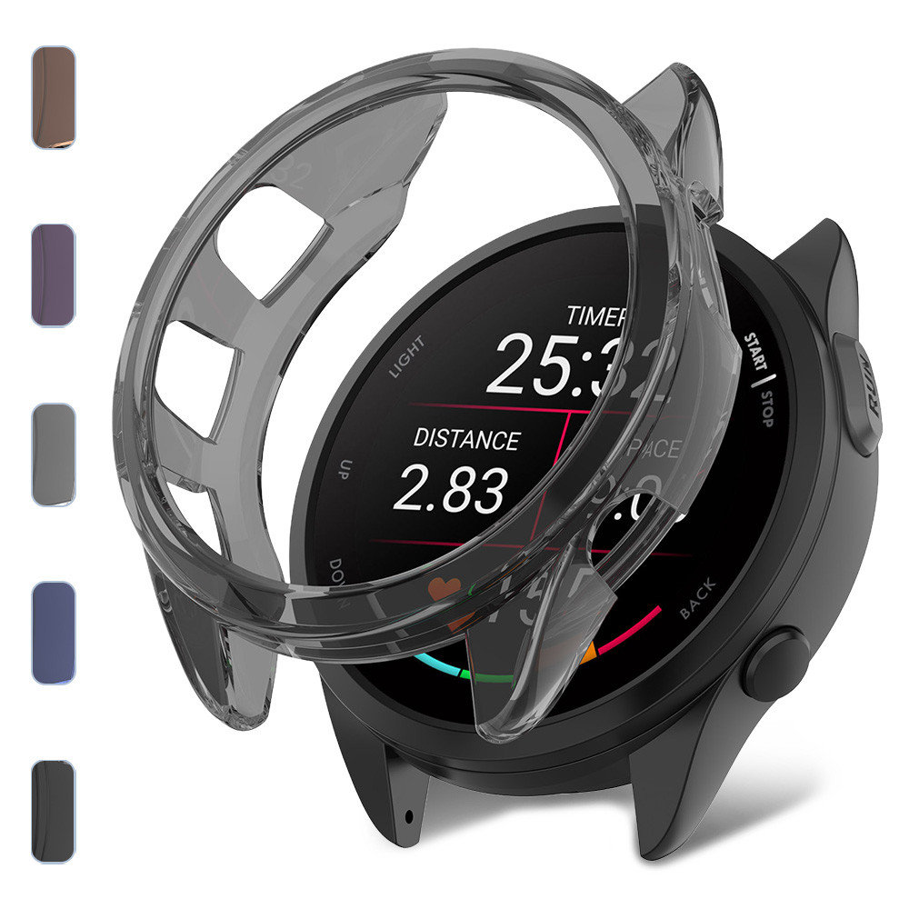 Ốp Lưng TPU Trong Suốt Cho Đồng Hồ Thông Minh Garmin Forerunner 165 / Forerunner 165 Bảo Vệ Màn Hình