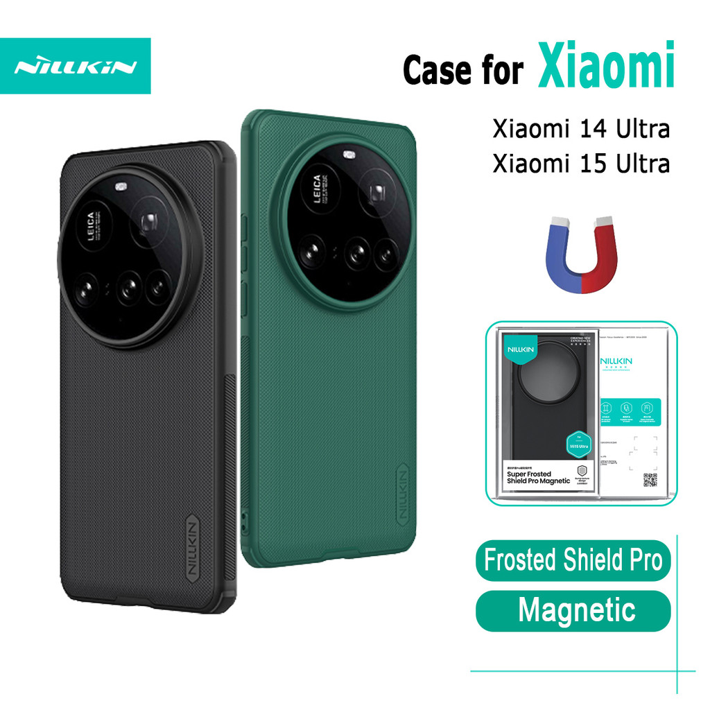 Ốp điện thoại siêu mờ Shield Pro từ tính Nillkin cho Xiaomi 15 Ultra Xiaomi 15 Pro Xiaomi 14 Ultra X