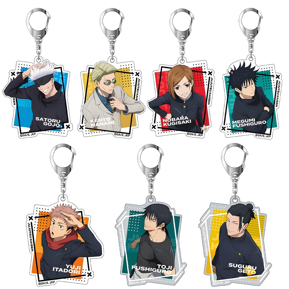 Jujutsu Kaisen hot Anime character  Maki Zenin Toge Inumaki Panda Yuta Okkotsu Sukuna Acrylic keycha
