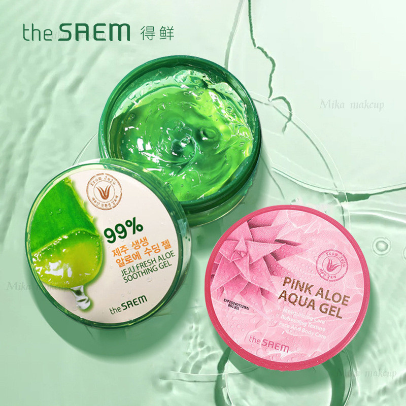 THE SAEM Aloe Vera Gel Jeju Island Fresh Aloe Vera Dưỡng ẩm và phục hồi da 300G