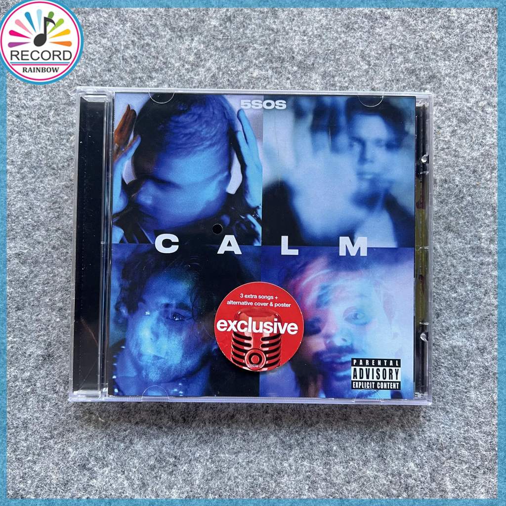 5 Seconds of Summer CALM +3 Extra Songs Alternative Cover & Poster Original CD Brand New Album [Seal