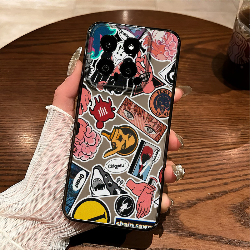 Dành Cho Redmi Turbo 4 Pro Note 15 Pro / 14 / 13 Mi 15T 14T K90 Pro Max Chainsaw Man Slim Soft Phone