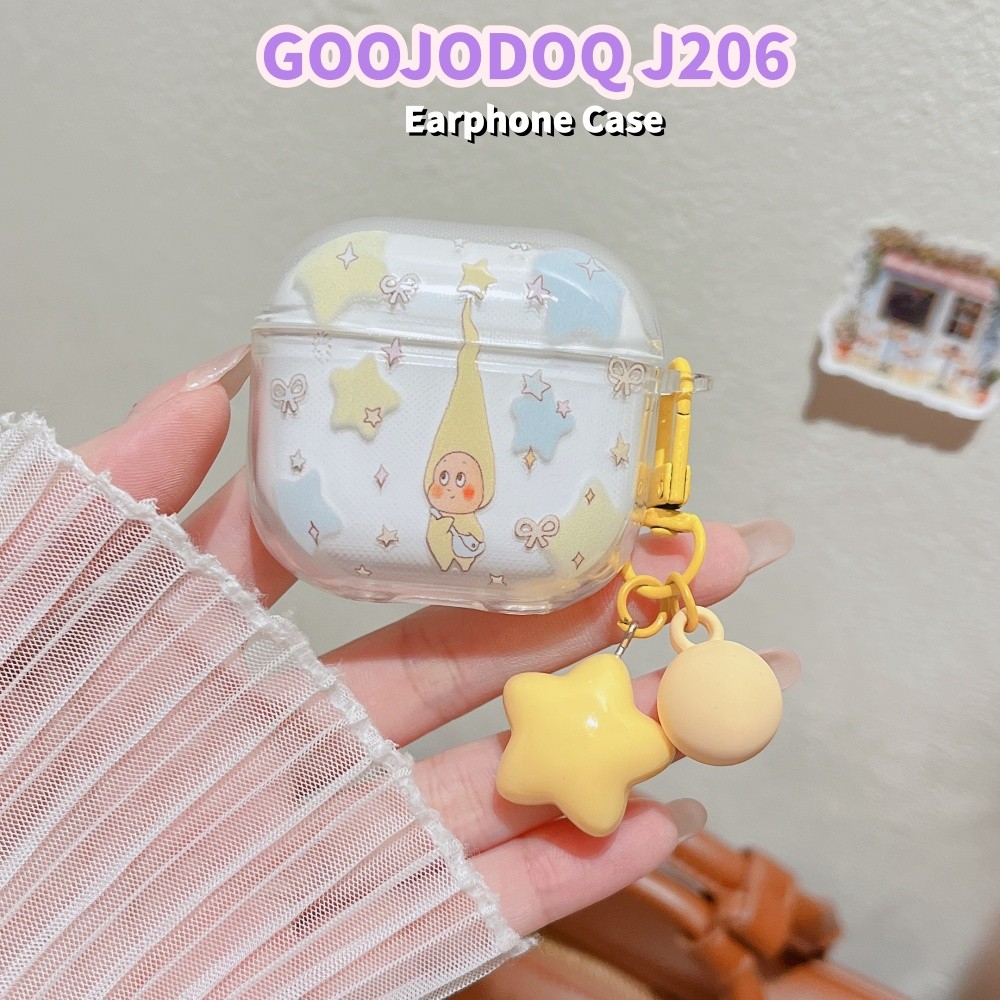 Dành Cho GOOJODOQ J206 Ốp Lưng Tai Nghe Cặp Đôi Dễ Thương Hoạt Hình Vỏ Silicon Mềm