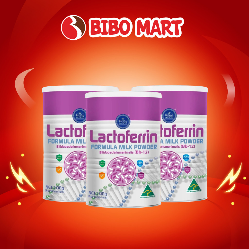 Sữa Hoàng Gia Úc Lactoferrin Formula Milk Cho Mọi Độ Tuổi Hộp 50 Gói ROYAL AUSNZ - Bibo Mart