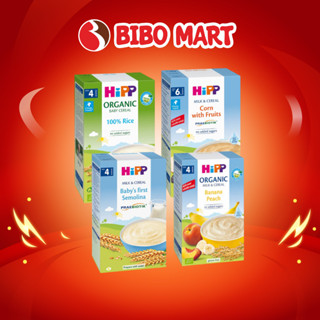 Bột Ăn Dặm HiPP Organic Ăn Dặm Khởi Đầu Bổ Sung Chất Xơ Cho Bé Hộp 200g 250g - Bibomart