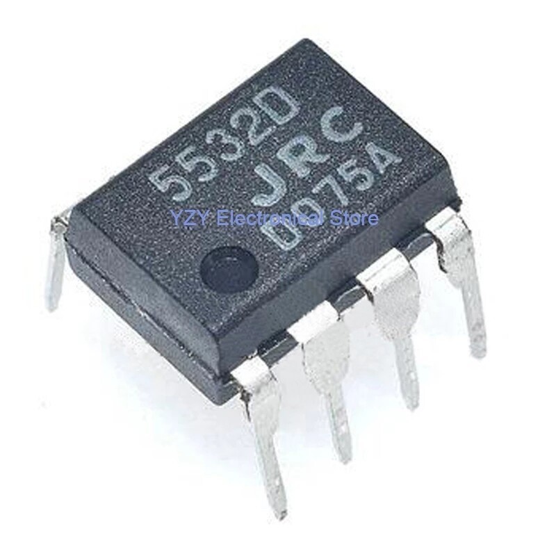 10 chiếc NJM5532D DIP8 5532D DIP-8 NJM5532 DIP JRC5532D Mạch tích hợp nguyên bản hoàn toàn mới