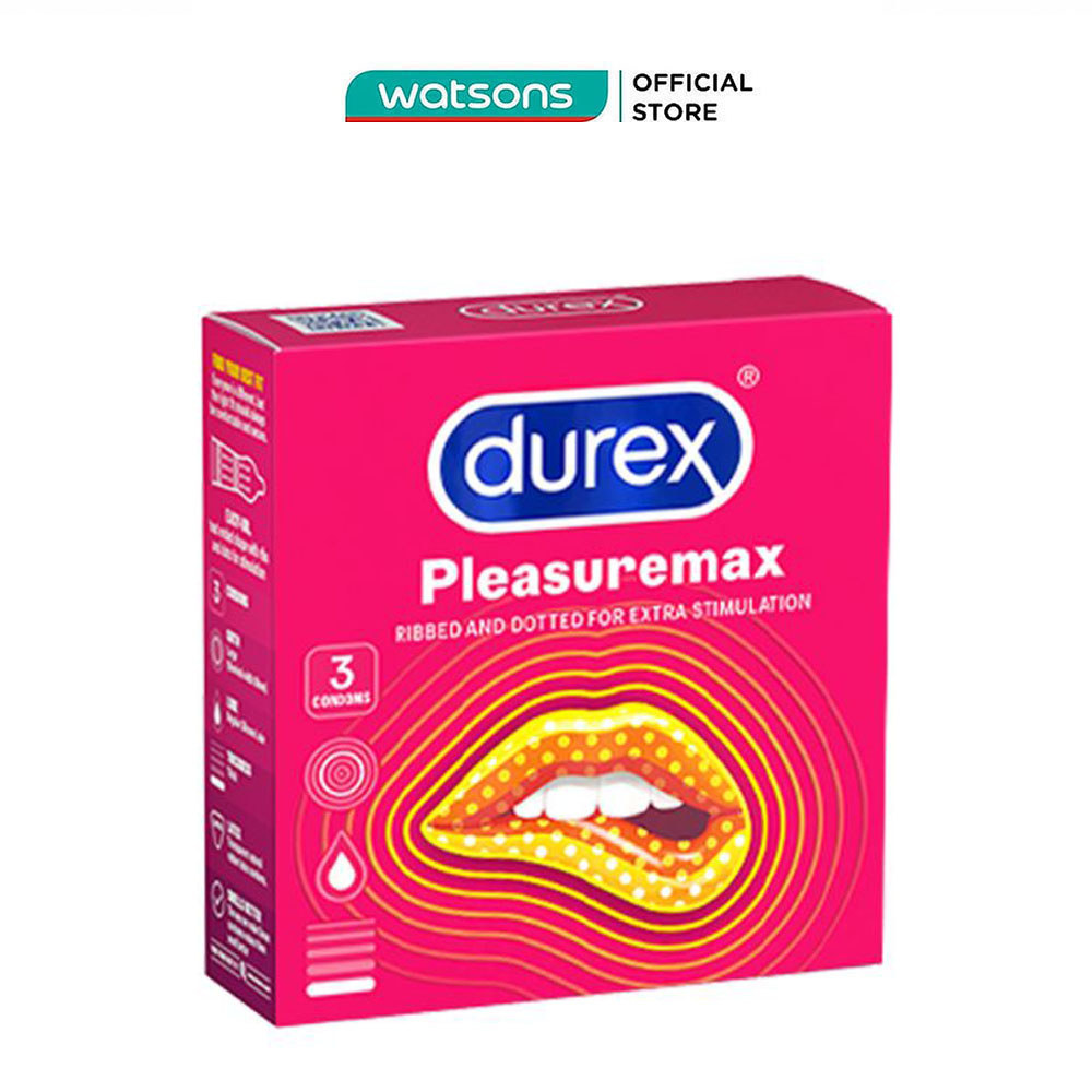 Bao Cao Su Durex Pleasuremax 3 Bao