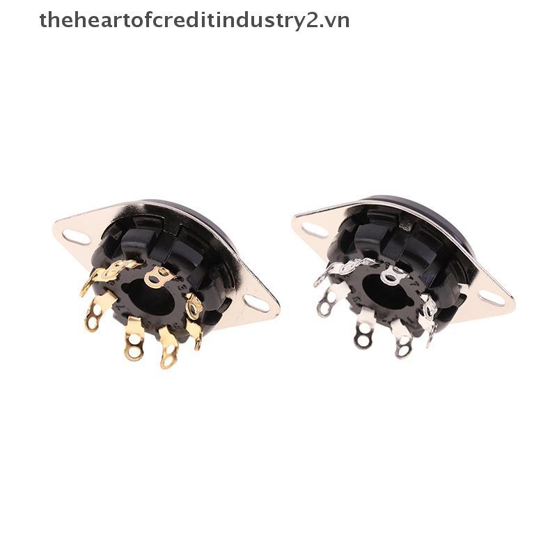 # thehear # 1Pc 8Pin Bakelite Tube Soet Base S8WPF Bakelite mạ vàng cho KT88 6550 6SN7 EL34 Bộ khuếc