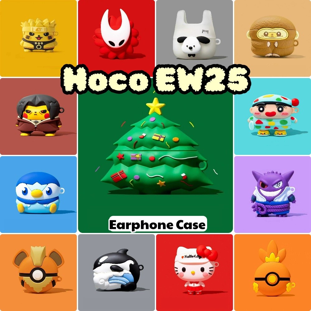 【imamura】Cho Hoco EW25 ốp tai ng Case Anime hoạt hình mô hình Vỏ Bảo Vệ Hộp Sạc Tai Nghe
