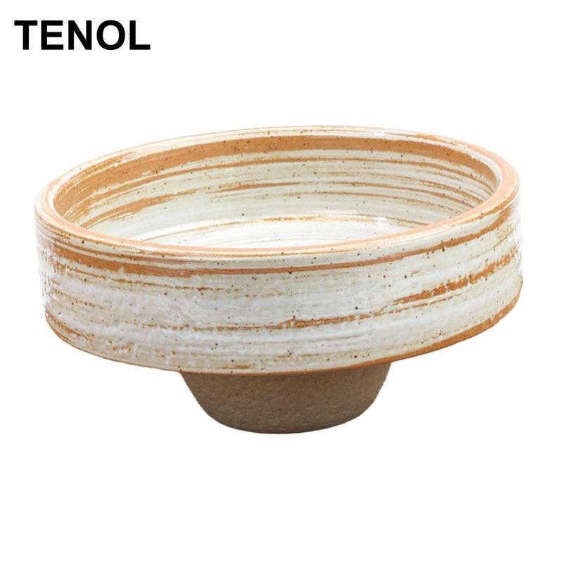 Bát gốm Ikebana Nghệ thuật cắm hoa trang trí nhỏ cho bàn trà