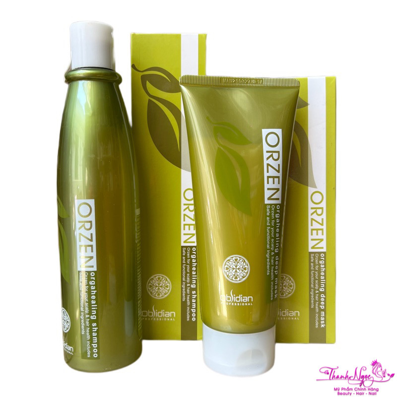 Combo Gội và Mặt nạ chống rụng tóc ORZEN Obsidian . TN