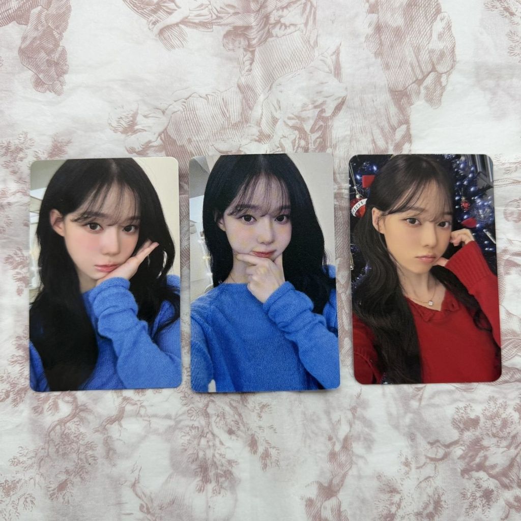 AESPA Golden Winter, Rich Small Card, Blueberry Winter, New Year Winter